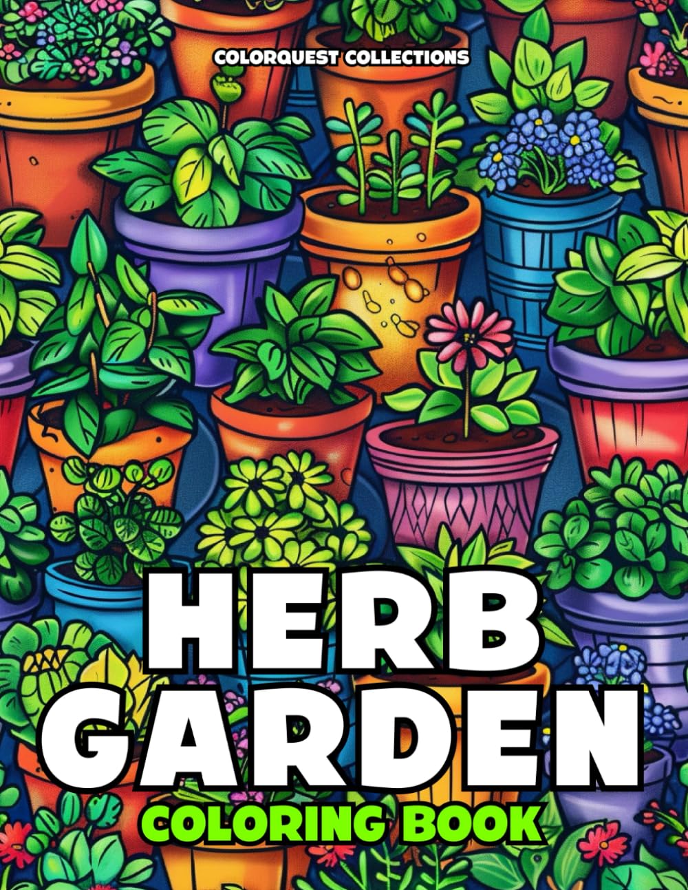 ler totalmente Herb Garden Coloring Book: Relaxing and Whimsical Plant Scenes for Adults (Herb Garden Coloring Books)