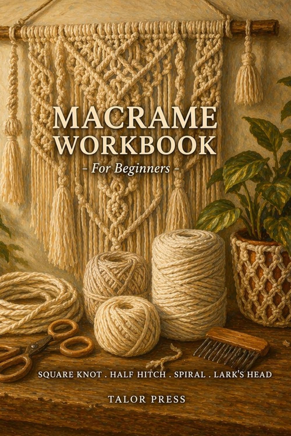 Macrame for Beginners: A Step-by-Step Workbook for Knots, Patterns, and Beautiful Handmade Projects baixar livro de graça