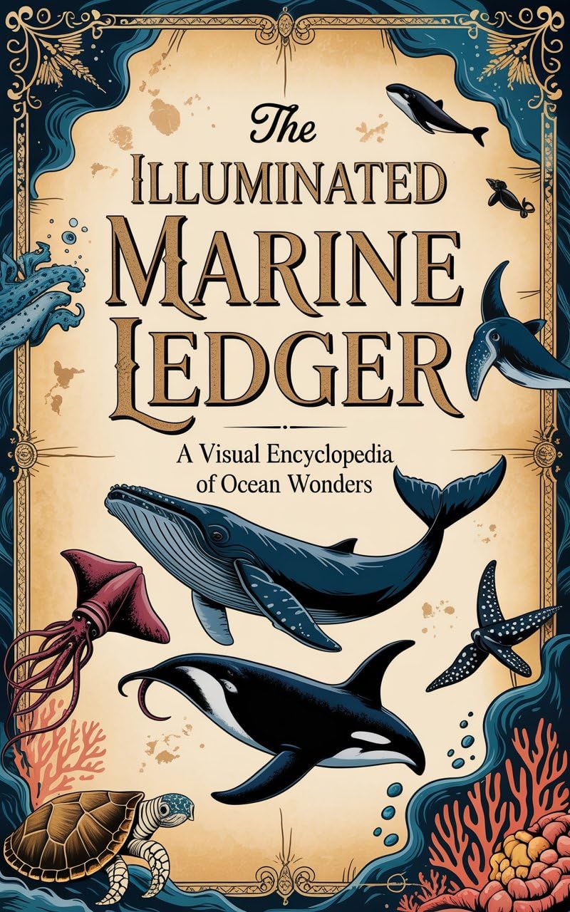 ler totalmente The Illuminated Marine Ledger: A Visual Encyclopedia of Ocean Wonders: Did You Know? Facts, Illustrations & Secrets of the Deep (English Edition)