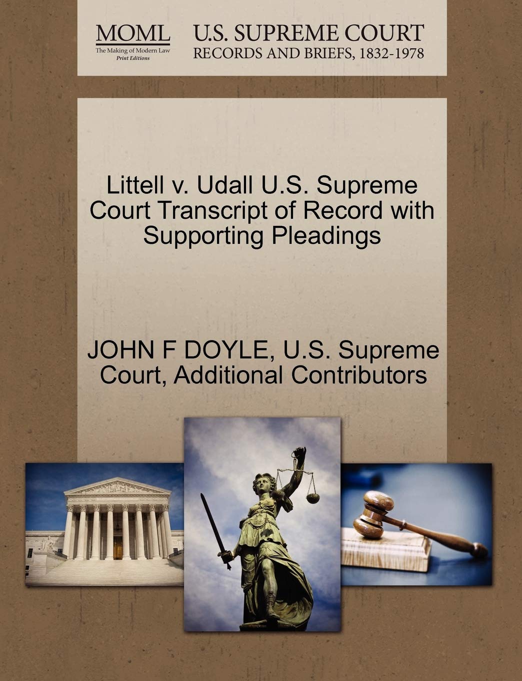 Littell v. Udall U.S. Supreme Court Transcript of Record with Supporting Pleadings baixar livro de graça