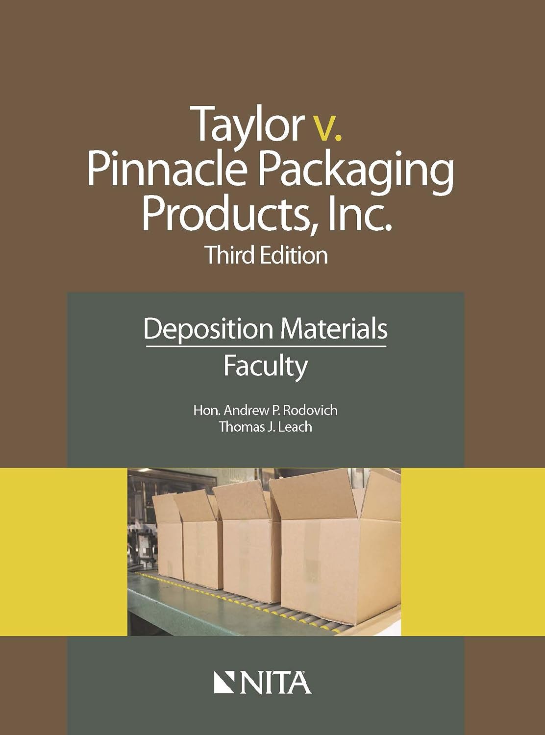 capítulo por capítulo baixar Taylor v. Pinnacle Packaging Products, Inc.: Deposition Materials, Faculty (NITA) (English Edition)