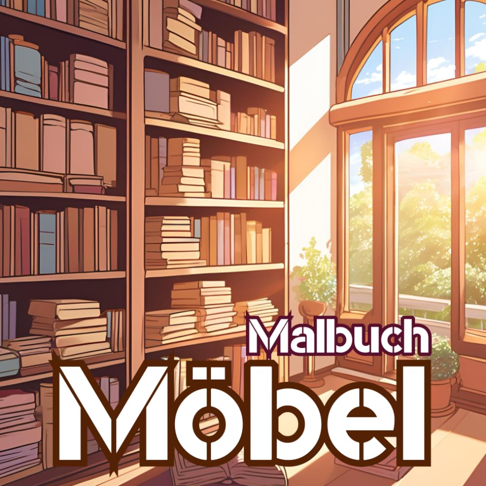 capítulo por capítulo baixar Möbel: Coloring Book for Kids and Adults with Names of all Furniture in German