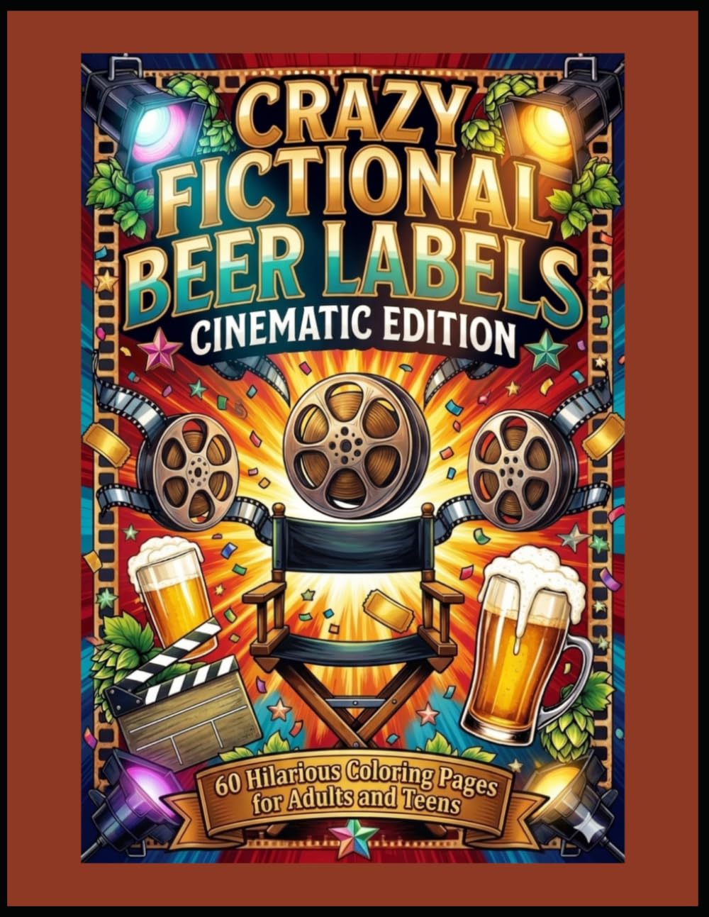 capítulo por capítulo baixar Crazy Fictional Beer Labels: Cinematic Edition: 60 Hilarious Movie-Inspired Beer Label Designs to Color