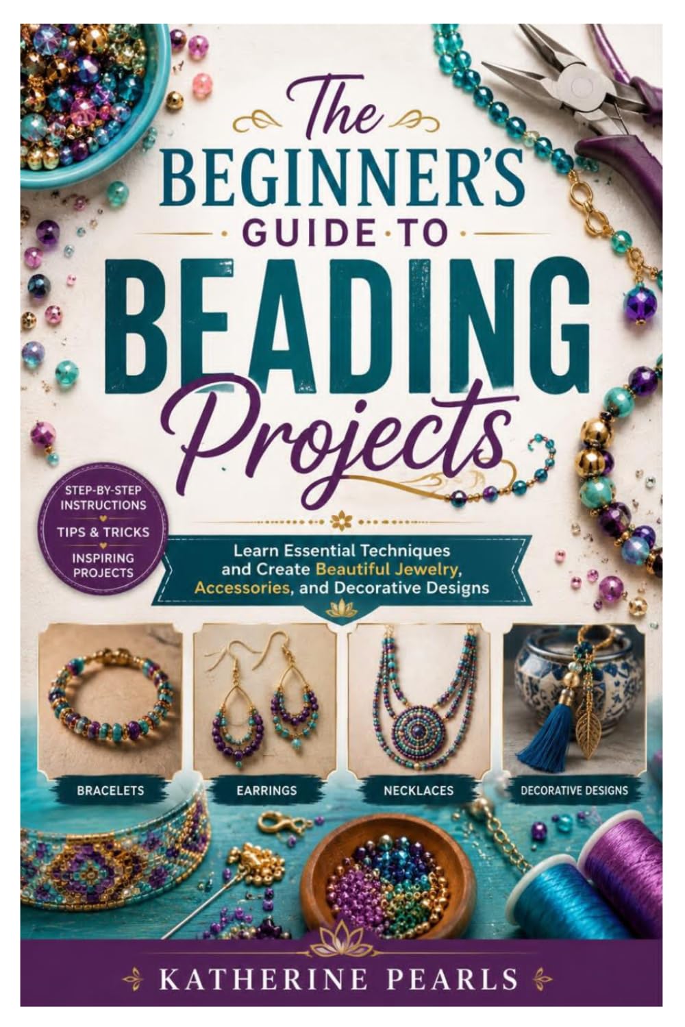 The Beginner’s Guide to Beading Projects: Learn Essential Techniques and Create Beautiful Jewelry, Accessories, and Decorative Designs baixar o livro de graça