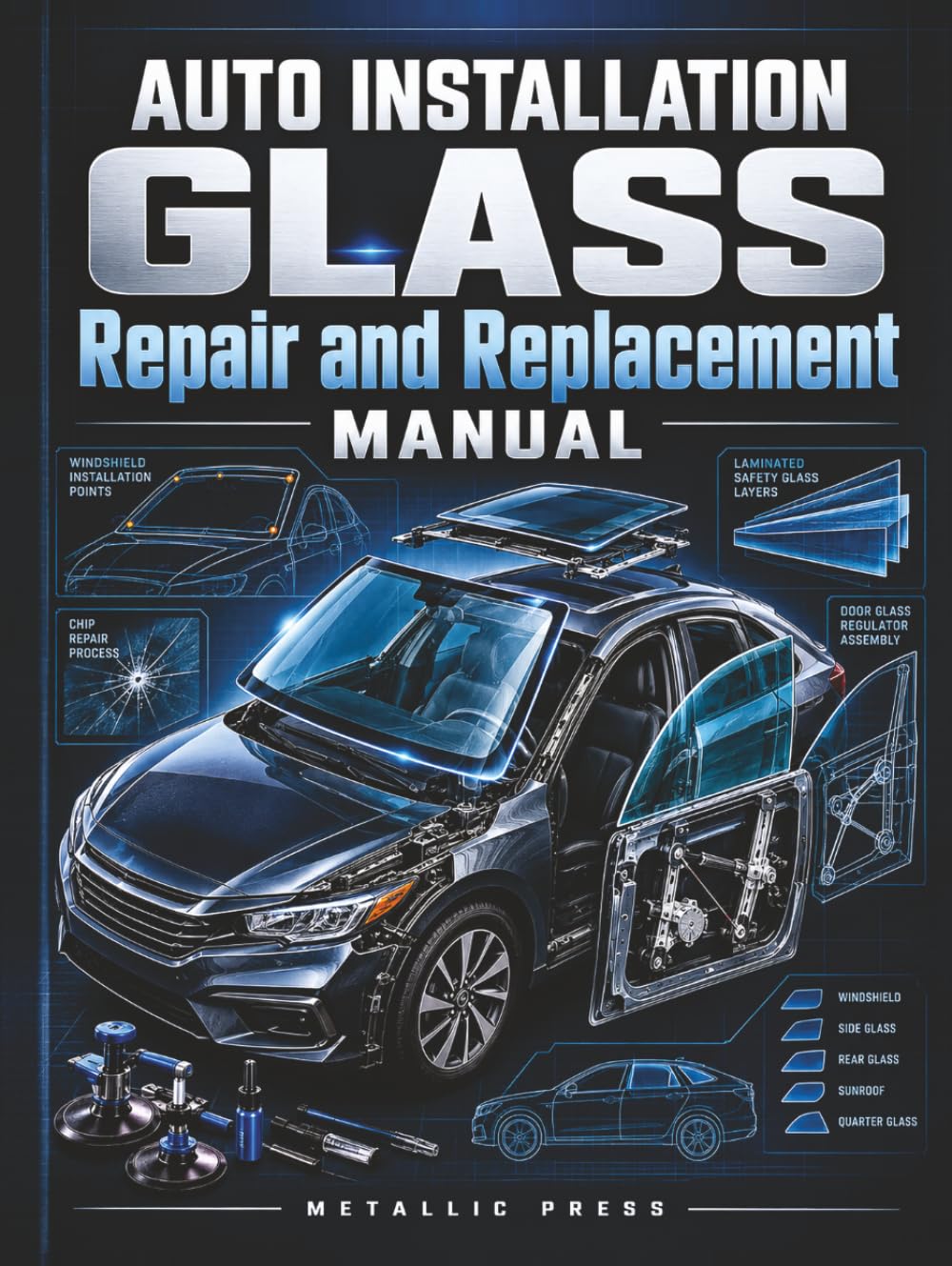capítulo por capítulo baixar AUTO GLASS INSTALLATION REPAIR AND REPLACEMENT MANUAL: Practical Illustrated Guide to Windshield Repair, Glass Removal and Installation, Adhesive Systems, Leak Diagnosis and Safety Standards