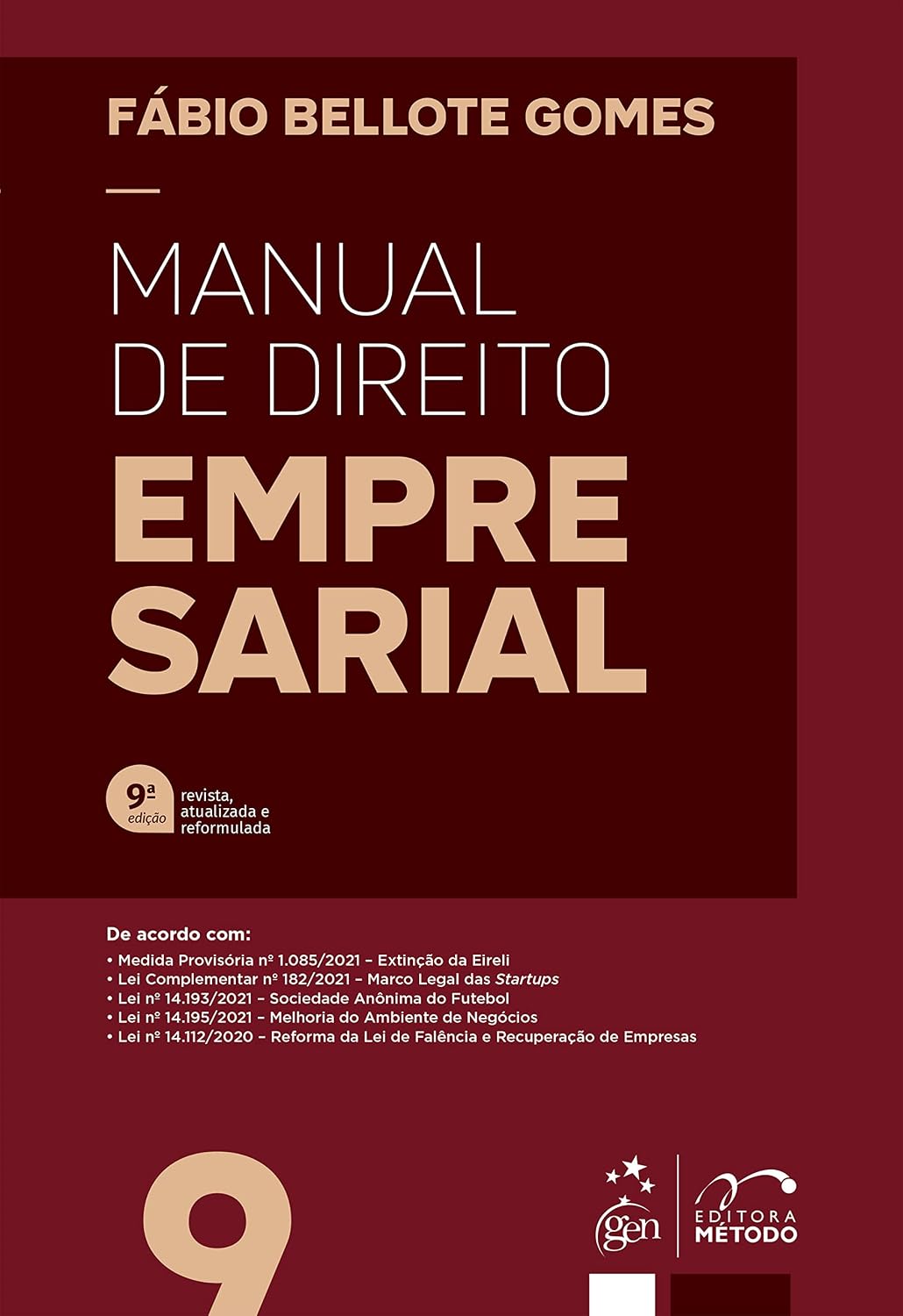 ler totalmente Manual de Direito Empresarial - 9ª Edição 2022