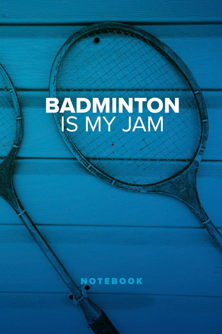 ler totalmente Badminton Is My Jam - Notebook: Blank College Ruled Gift Journal