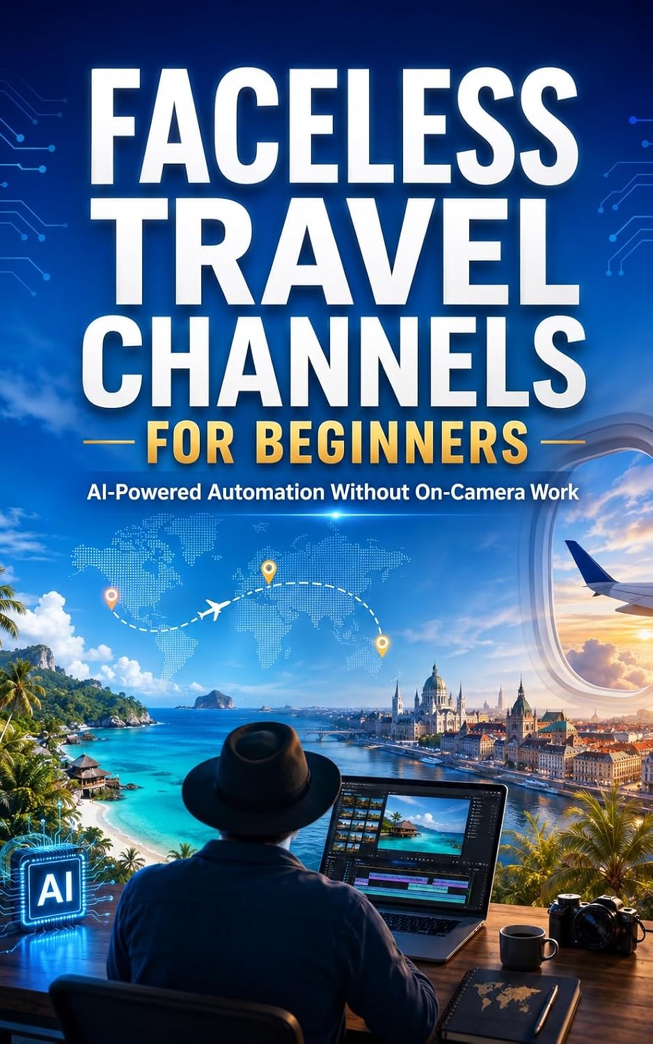 ler totalmente Faceless Travel Channels for Beginners: AI-Powered Automation Without On-Camera Work (English Edition)