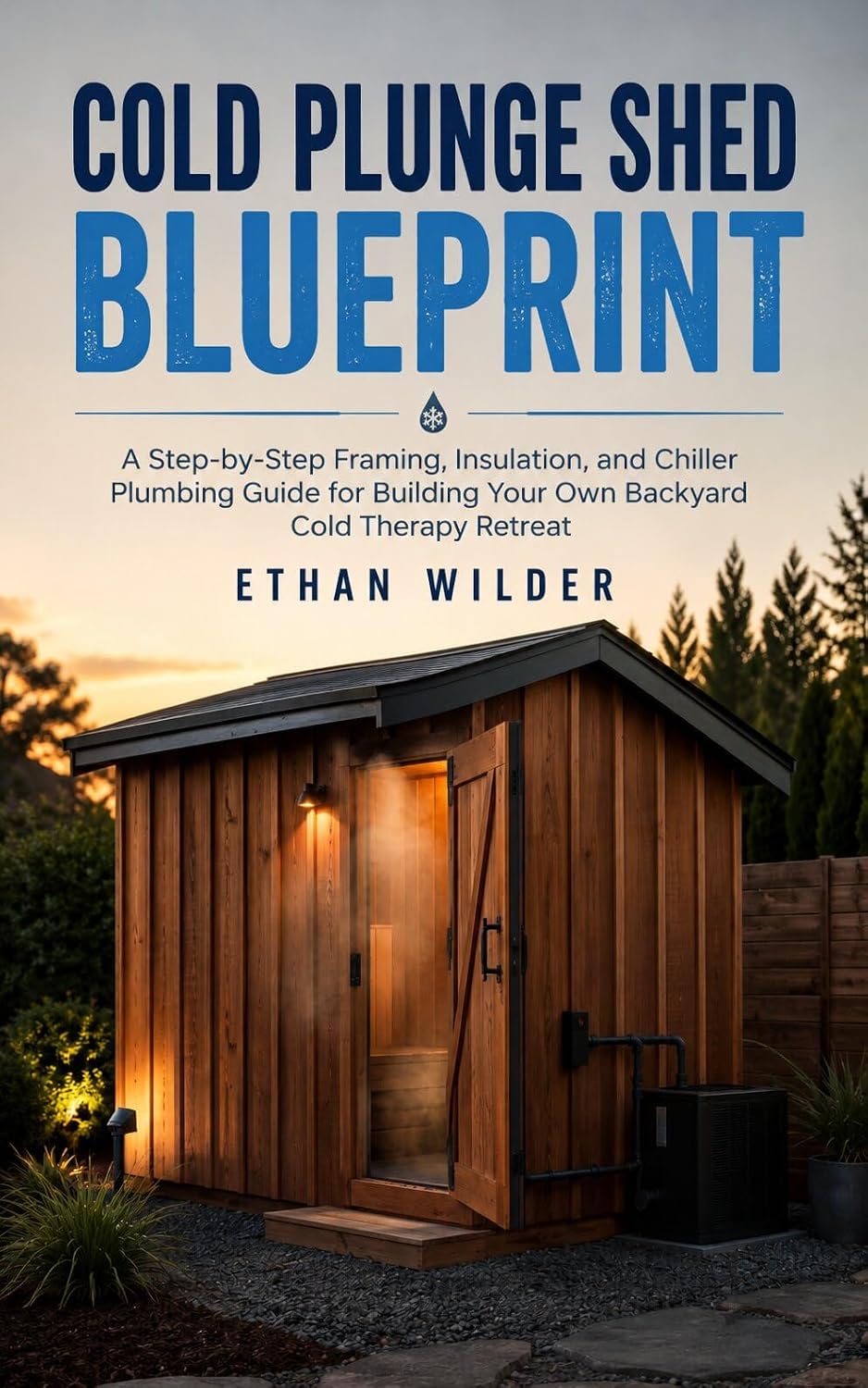 ler totalmente COLD PLUNGE SHED BLUEPRINT: A Step-by-Step Framing, Insulation, and Chiller Plumbing Guide for Building Your Own Backyard Cold Therapy Retreat (English Edition)