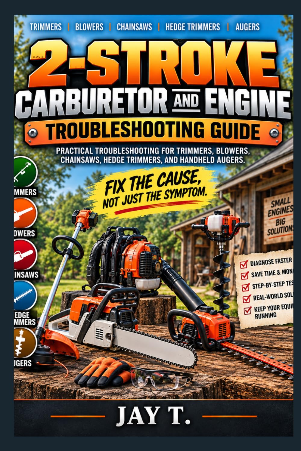 capítulo por capítulo baixar 2-Stroke Carburetor and Engine Troubleshooting Guide: Practical Troubleshooting for Trimmers, Blowers, Chainsaws, Hedge Trimmers, and Handheld Augers.