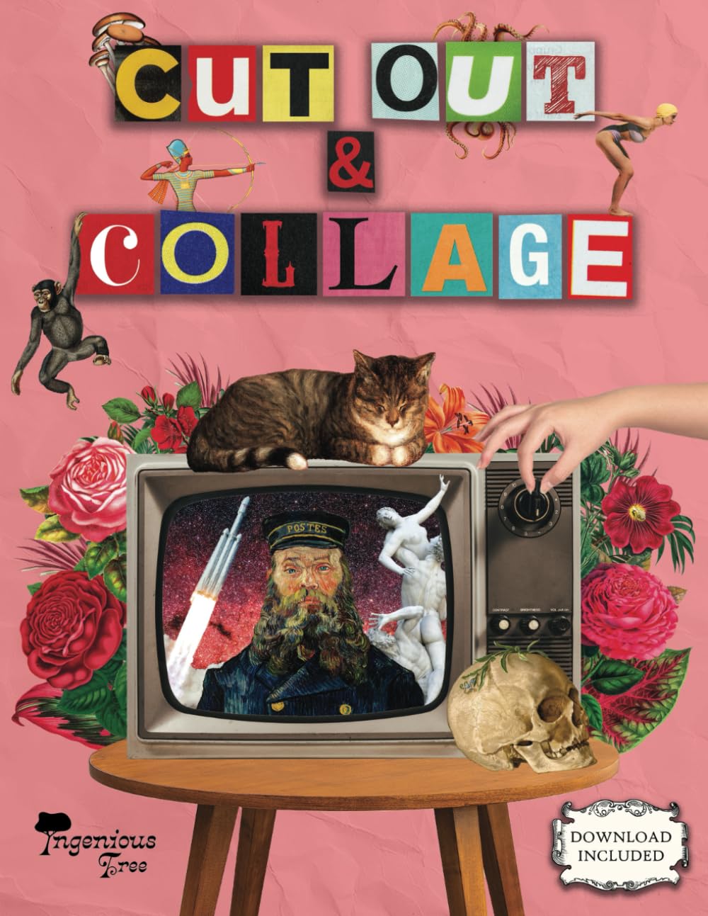 ler totalmente Cut Out and Collage: 2000+ Things To Cut Out & Collage: People, Ransom Note Letters, Animals, Botanicals, Vehicles & More!