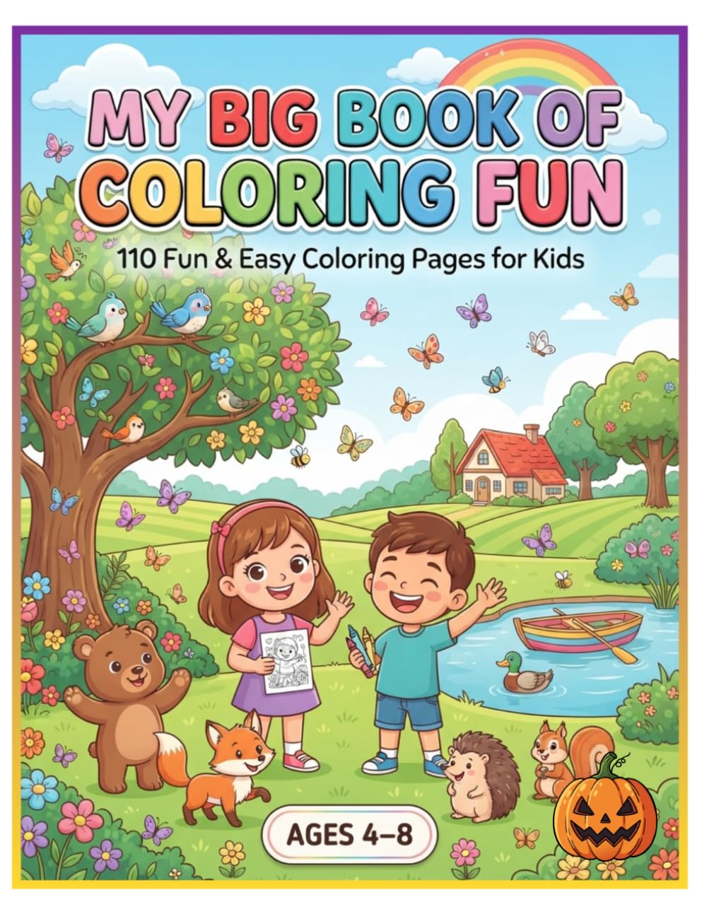 My Big Book of Coloring Fun: 110 Fun & Easy Coloring Pages for Kids Ages 4–8 baixar livro de graça