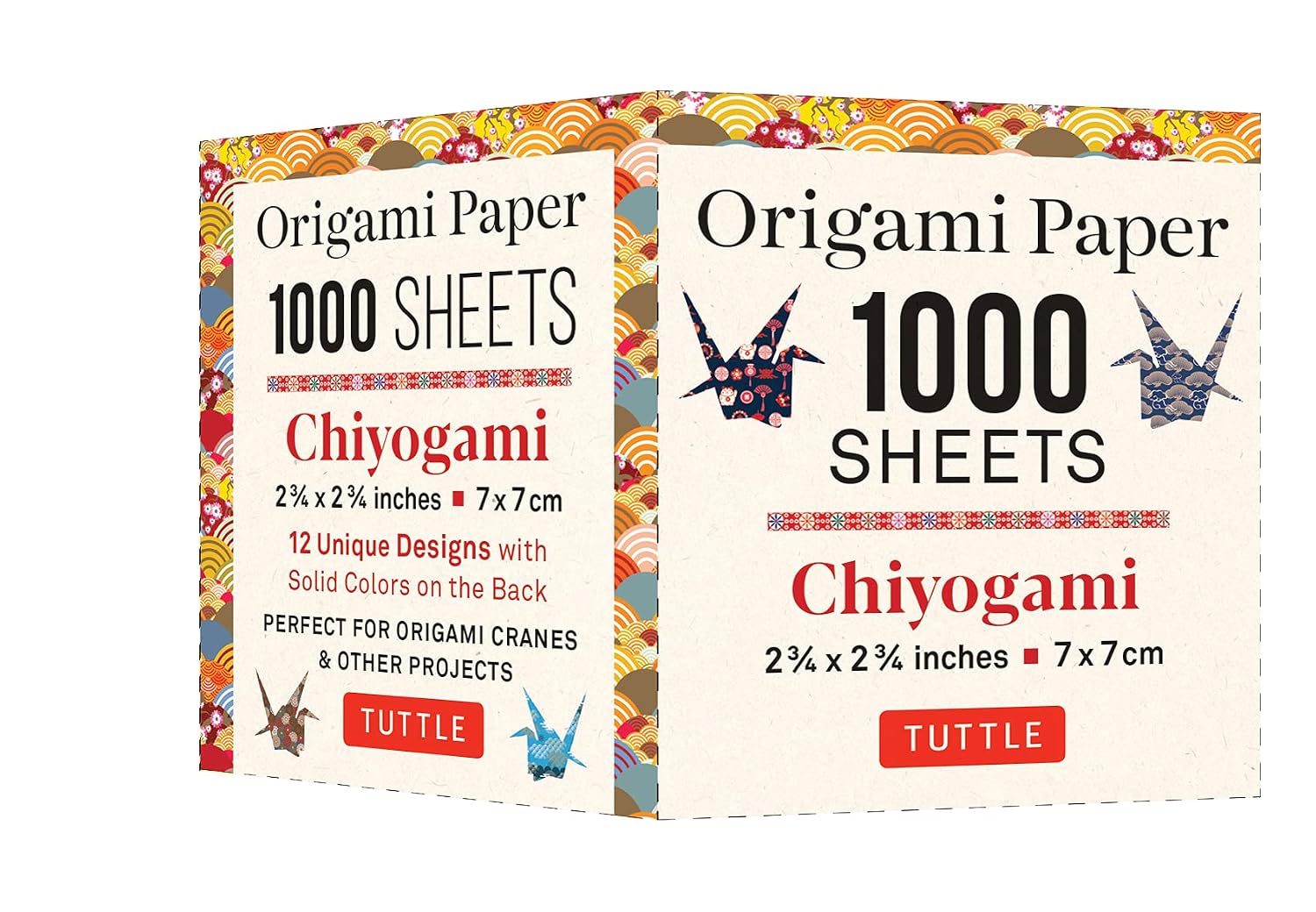 ler totalmente Tuttle Origami Paper: Papel de Origami 1,000 Folhas 7 CM com 12 Designs Chiyogami (Instruções para Grinalda de Papel Incluídas)