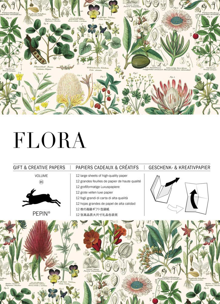 Flora: Gift wrapping paper book #85 baixar livro de graça