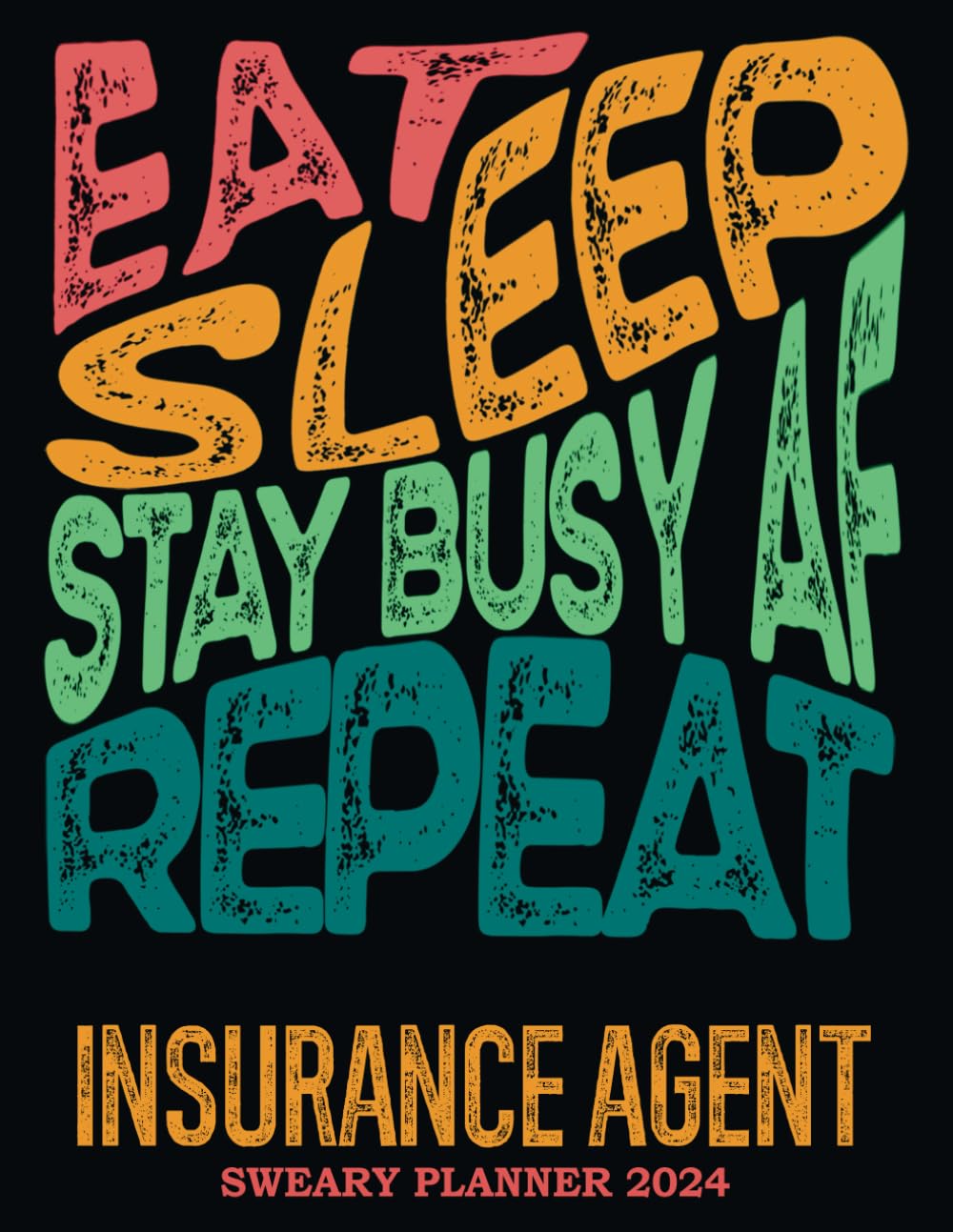 ler totalmente Insurance Agent Sweary Planner: Gift For Men Women Coworker Boss Mom Dad for Christmas, Birthday & Appreciation - 2024 Retro MONTHLY Dated Book With To Dos, Password Log & Notes