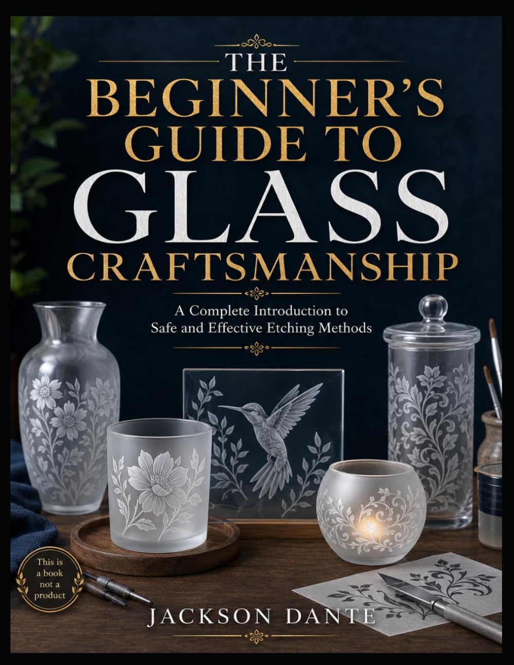 THE BEGINNER’S GUIDE TO GLASS CRAFTSMANSHIP: A Complete Introduction to Safe and Effective Etching Methods