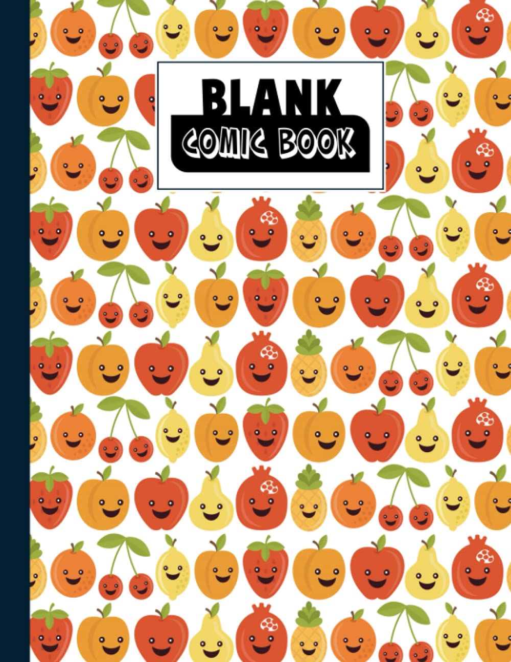 Blank Comic Book: Fruit Faces Cover, Create Your Own Story, Journal, Notebook, Sketchbook for Kids and Adults, 120 Pages - Size 8.5" x 11" Notebook by Joseph Kunz baixar o livro de graça