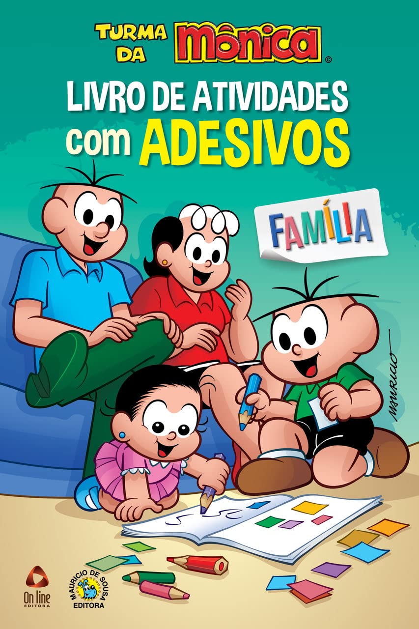 Turma da Mônica Livro de Atividades com Adesivos - Família baixar o livro de graça