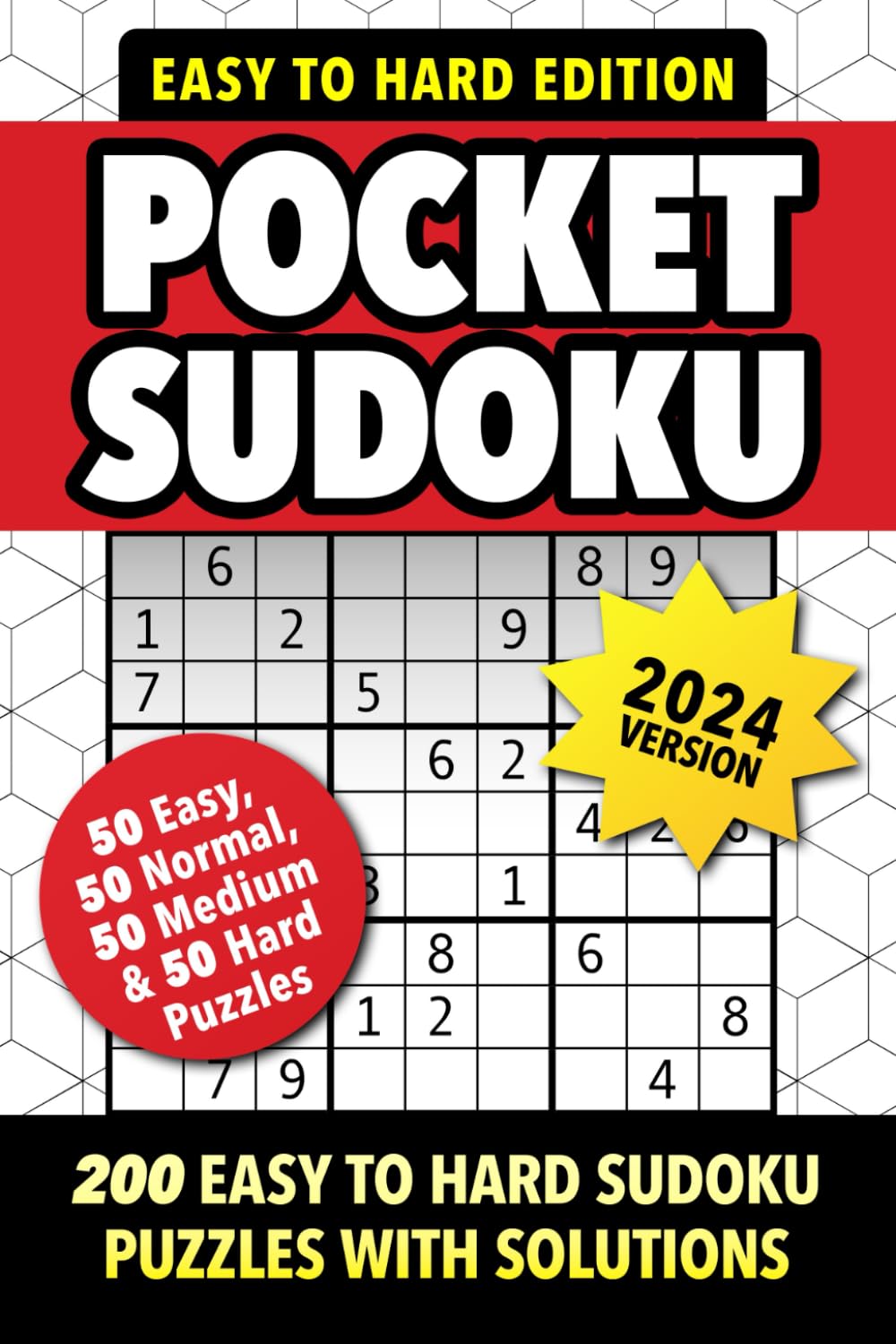 ler totalmente Pocket Sudoku Book for Adults - Travel Size Sudoku Games To Go - Small Size - VOL 5: 200 Puzzles - Easy to Hard Sudoku - 4x6 Inches (Pocket Puzzle Book) (Pocket Puzzle Books)