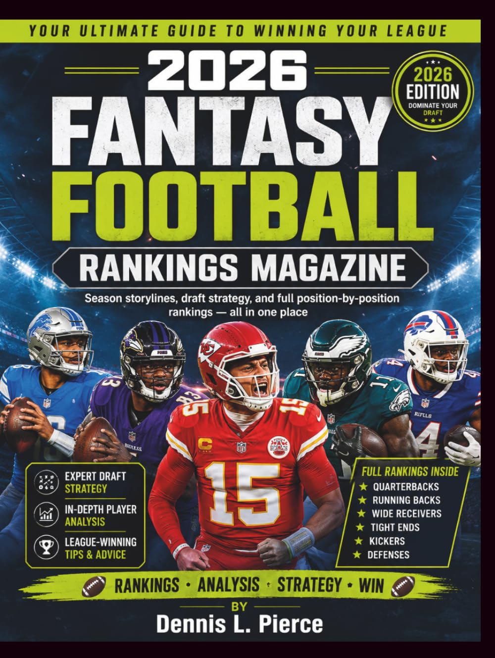 2026 FANTASY FOOTBALL RANKINGS MAGAZINE: Season storylines, draft strategy, and full position-by-position rankings — all in one place baixar livro de graça