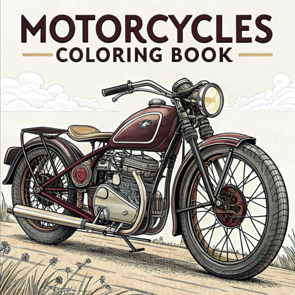 Motorcycles Coloring Book: The Ultimate Coloring Adventure for Men, Women, Boys, and Girls baixar livro de graça