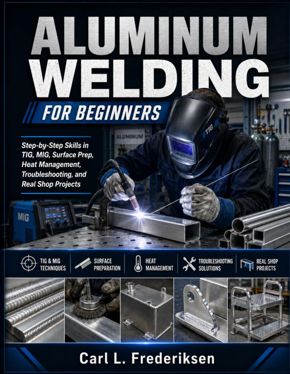 Aluminum Welding for Beginners: Step-by-Step Skills in TIG, MIG, Surface Prep, Heat Management, Troubleshooting, and Real Shop Projects baixar o livro de graça