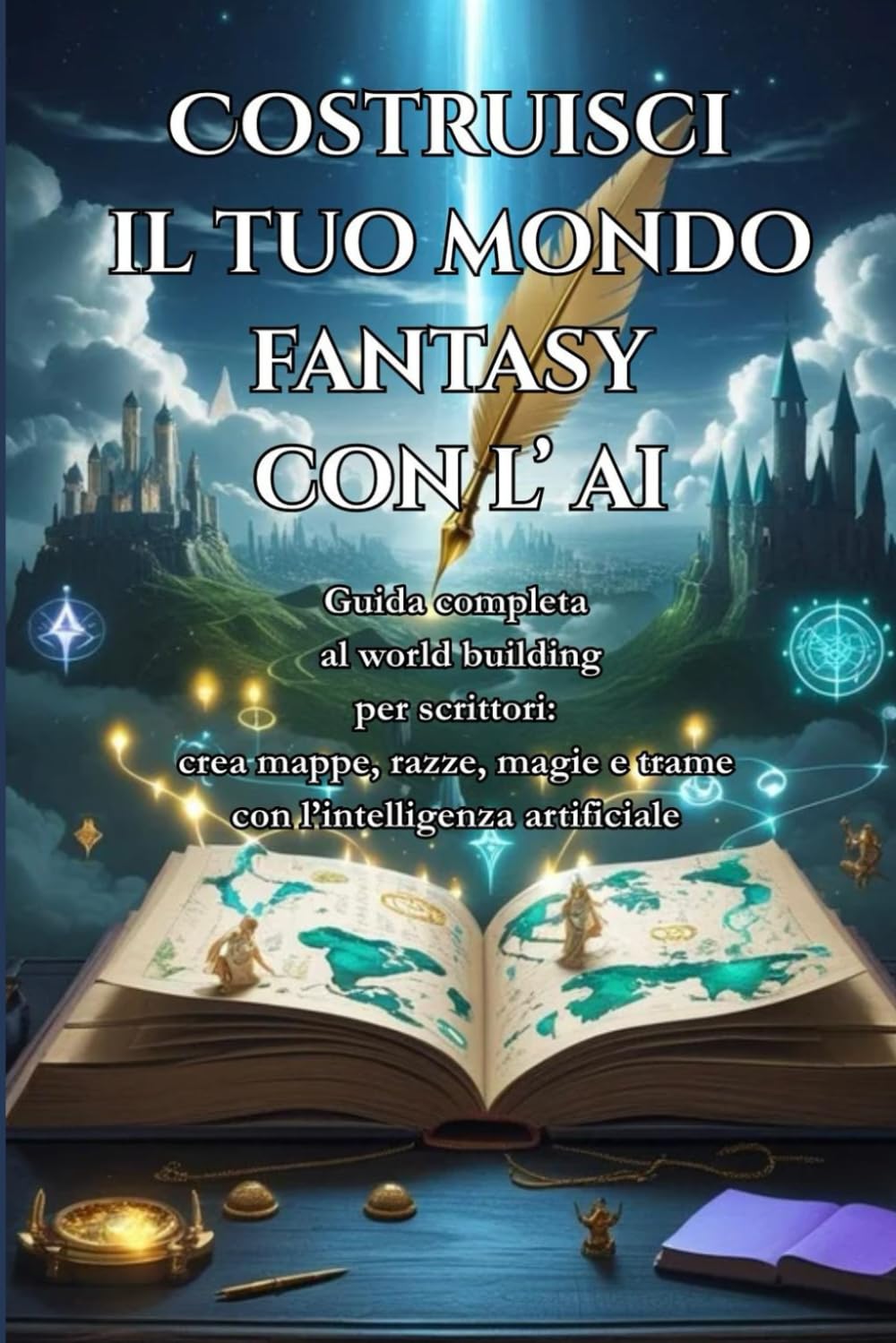 ler totalmente Costruisci il tuo Mondo Fantasy con l' AI: Guida completa al World Building per scrittori: crea mappe, razze, magie e trame con l' intelligenza artificiale (Italian Edition)