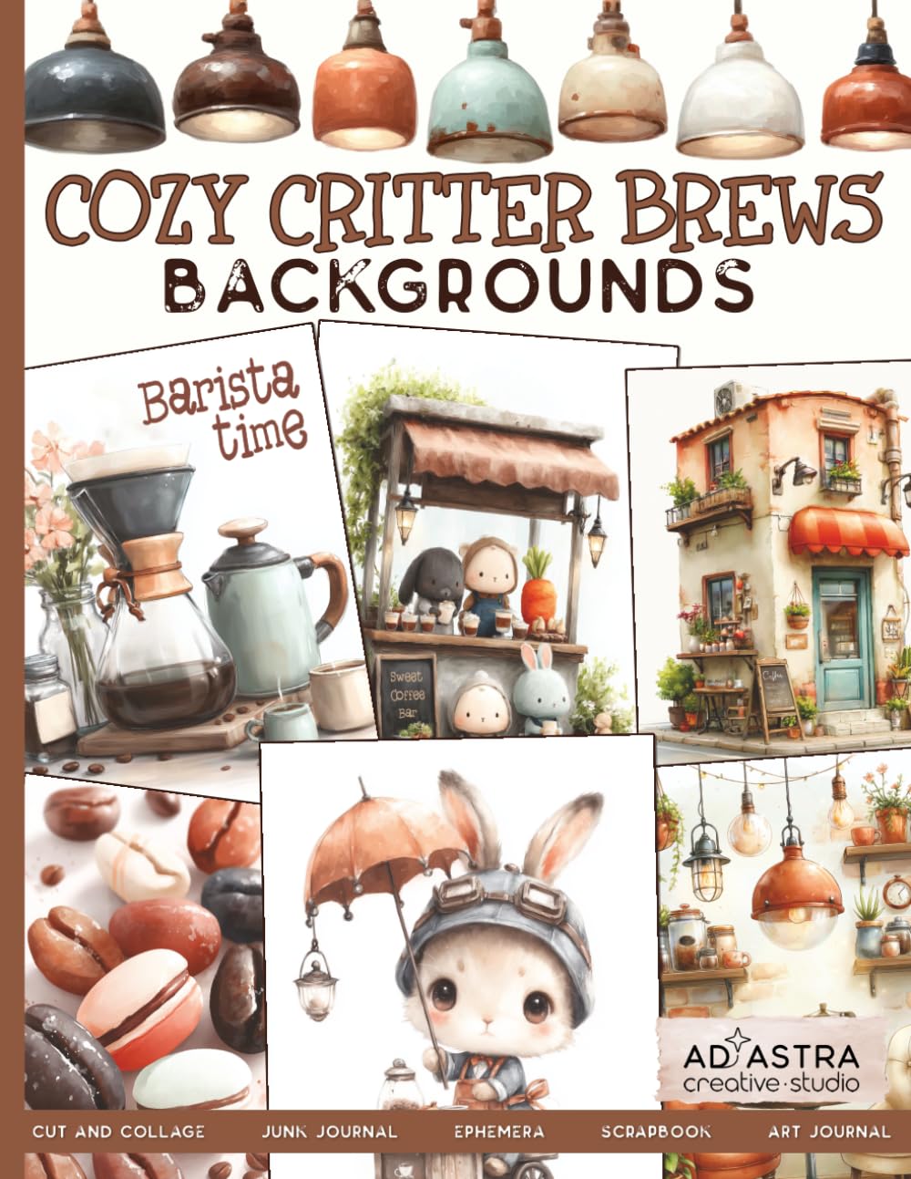 COZY CRITTER BREWS BACKGROUNDS BOOK: For Junk Journals, Scrapbook, Ephemera And More baixar livro de graça