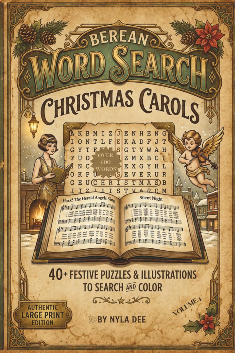 Berean Word Search: Christmas Carols-Travel Sie-Large Print-Nostalgic Songs for the Holidays 6x9: 40 Large Print Christmas Carol Word Search Puzzles... Gifts (Berean Bible Word Search Puzzles) baixar o livro de graça