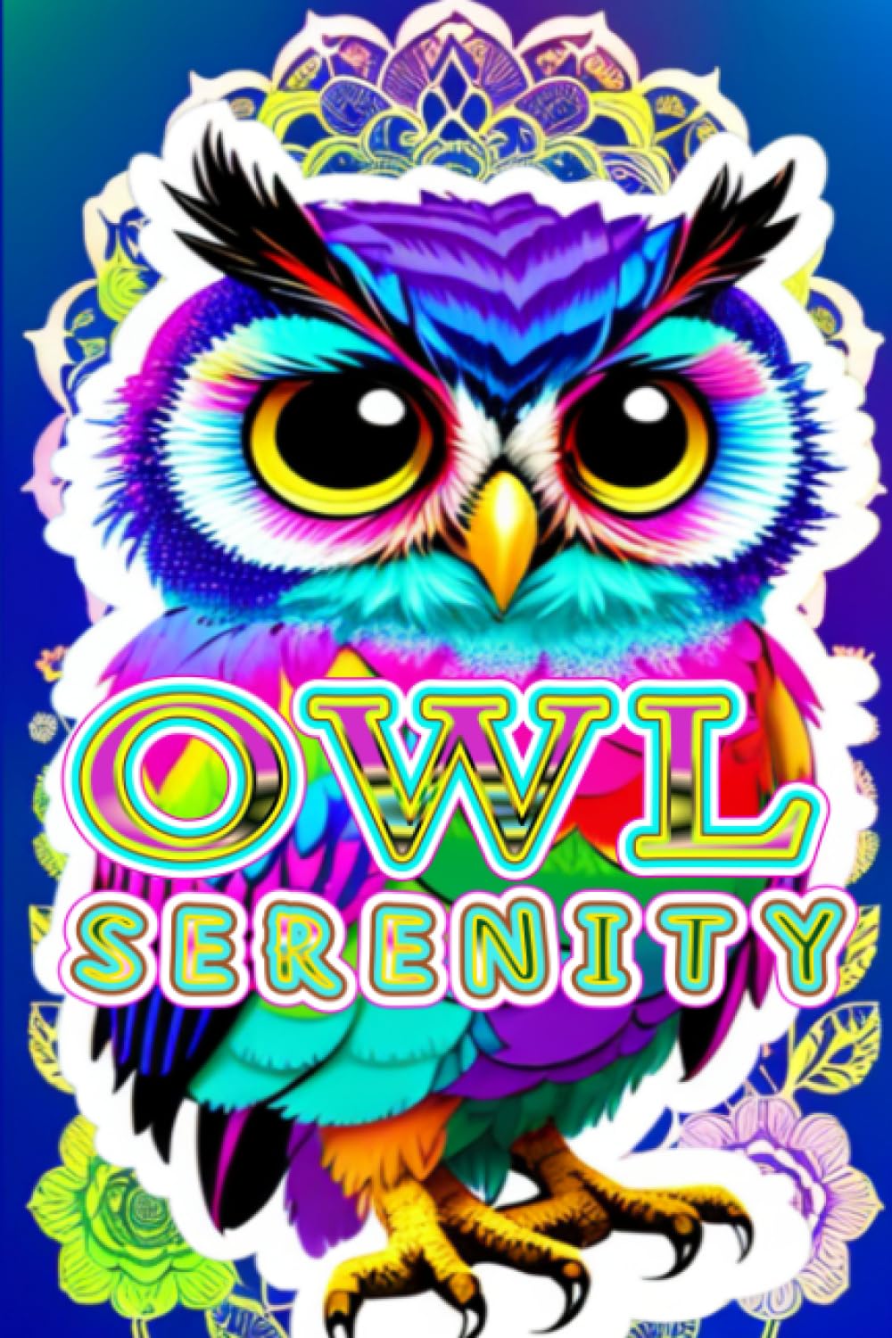 ler totalmente OWL SERENITY: A Relaxing Coloring Retreat for Mind and Soul