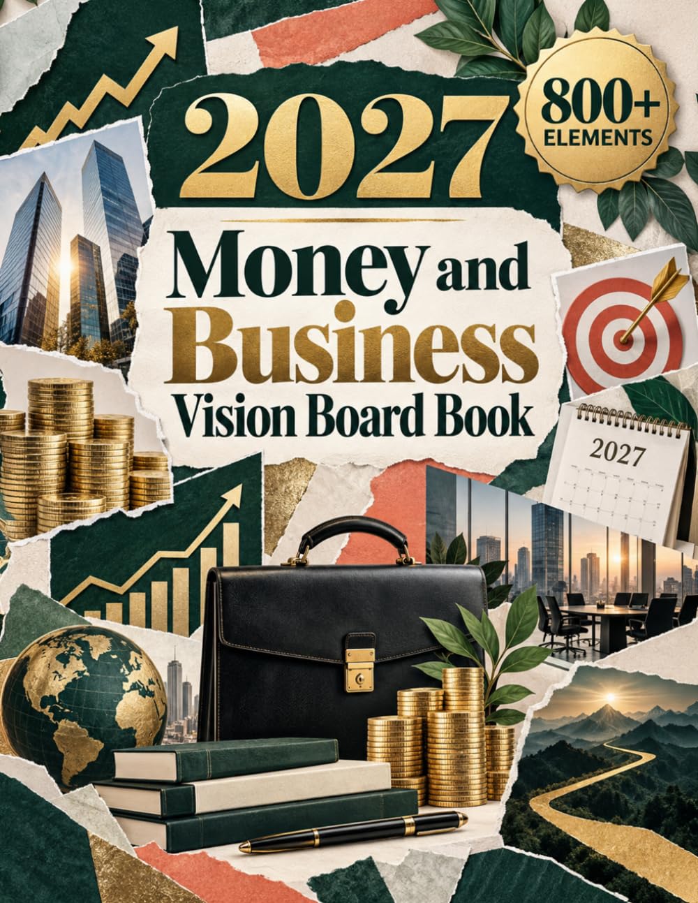 2027 Money and Business Vision Board Book: 800+ Clip Art Images, Quotes, Words & Affirmations for Wealth, Financial Freedom, Entrepreneurship, Career, Investing, Goal Setting & Success baixar o livro de graça