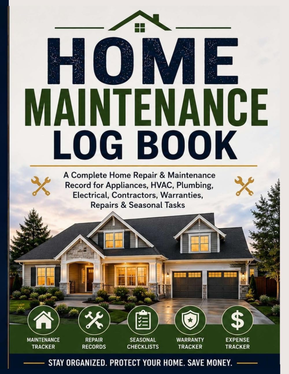 capítulo por capítulo baixar Home Maintenance Log Book: A Complete Home Repair & Maintenance Record for Appliances, HVAC, Plumbing, Electrical, Contractors, Warranties, Repairs & Seasonal Tasks