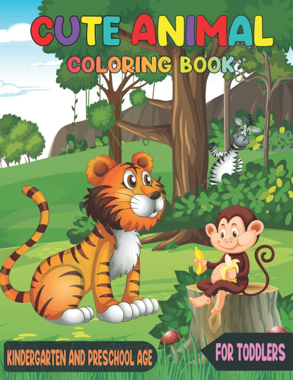 Cute Animals Coloring Book: Cute Easy Fun Animals Coloring Book baixar livro de graça