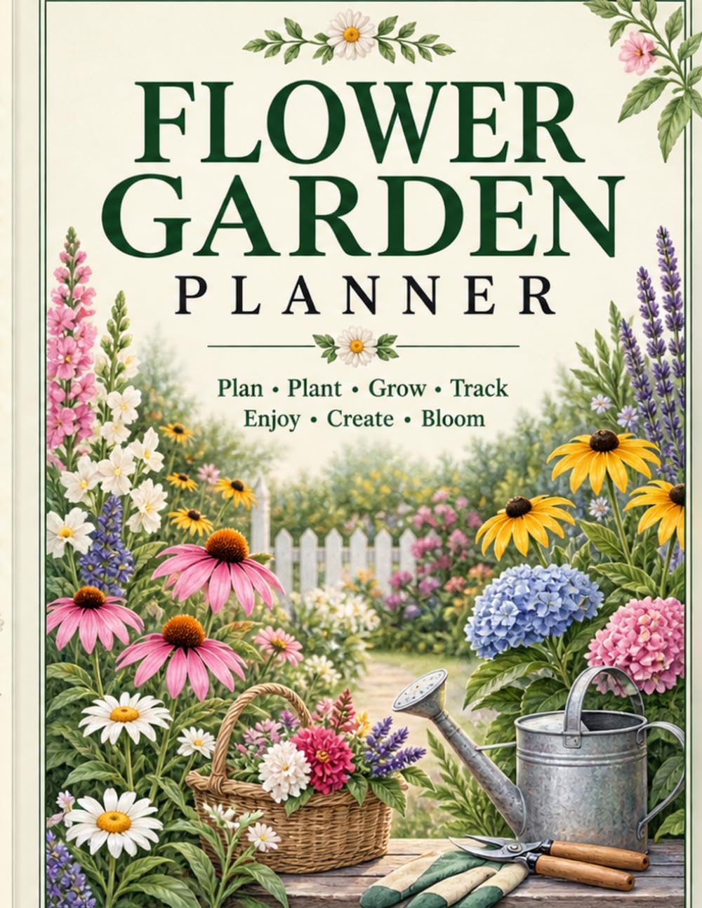 Flower Garden Planner: A Practical Garden Journal for Planning, Planting, Tracking & Growing Beautiful Flowers baixar o livro de graça