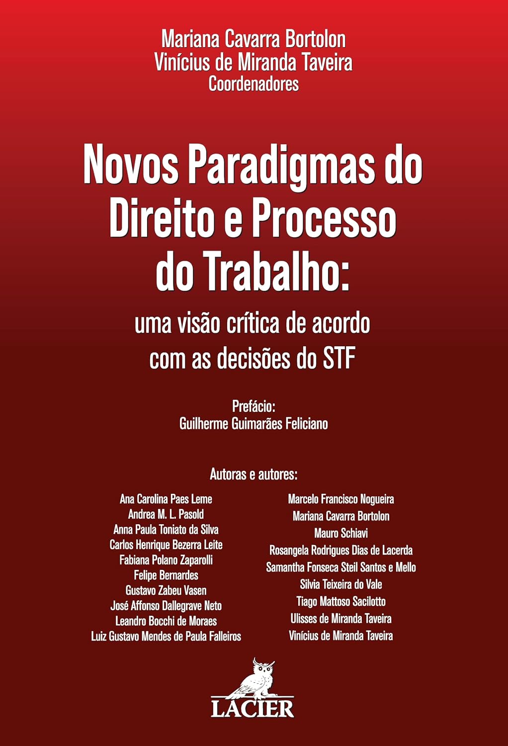Novos Paradigmas do Direito e Processo do Trabalho: Uma Visão Crítica de Acordo com as Decisões do STF baixar livro de graça