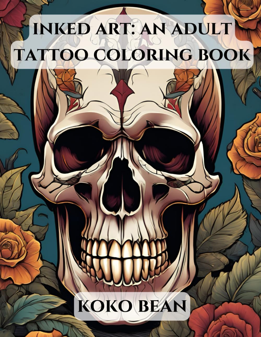 ler totalmente Inked Art:: An Adult Tattoo Coloring Book