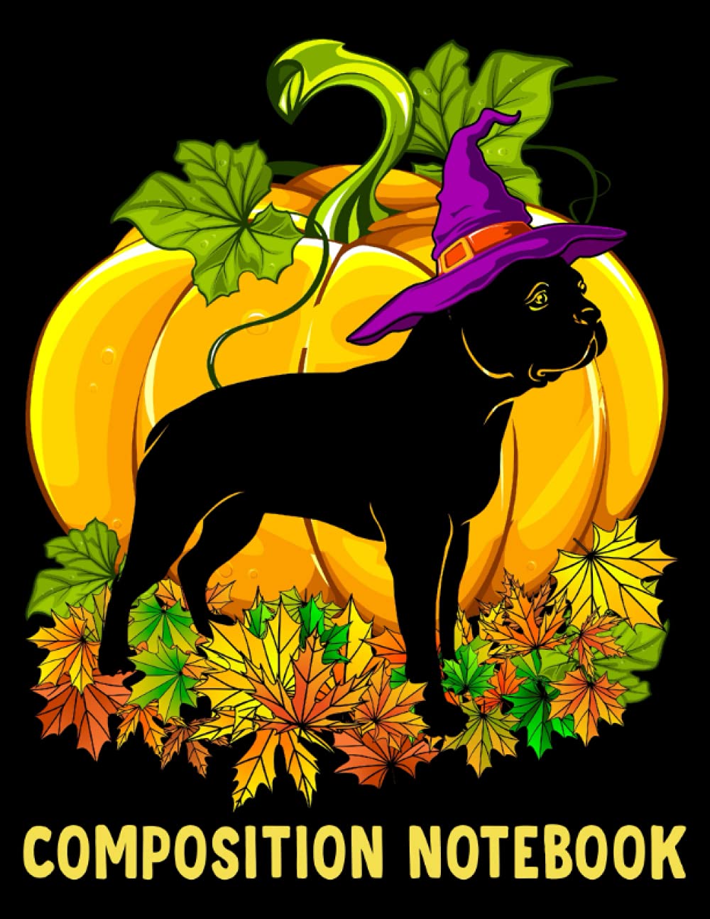 Puppy Composition Notebook: Size 8.5 x 11 inches - 120 Pages, Boston Terrier Dog Witch Hat Halloween Pumpkin Notebook For Dog Lover, Dog Owner, Dog Mom, Dog Dad baixar livro de graça