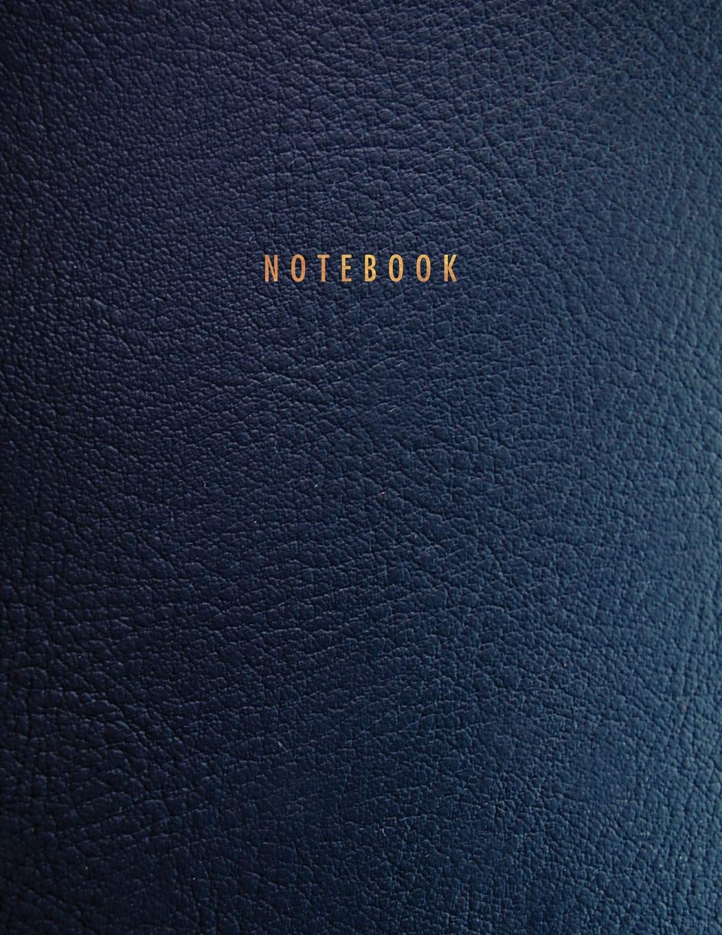 capítulo por capítulo baixar Notebook: Dark Blue Leather Style Softcover Executive Notebook with Gold Lettering 150 College-Ruled Pages 7mm 8.5 X 11 - A4 Size Journal