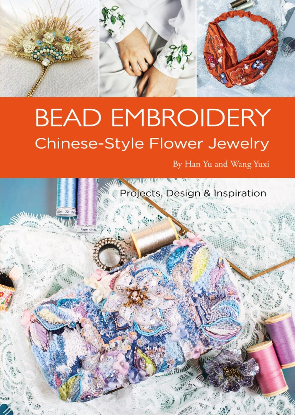 ler totalmente Bead Embroidery: Chinese-Style Flower Jewelry