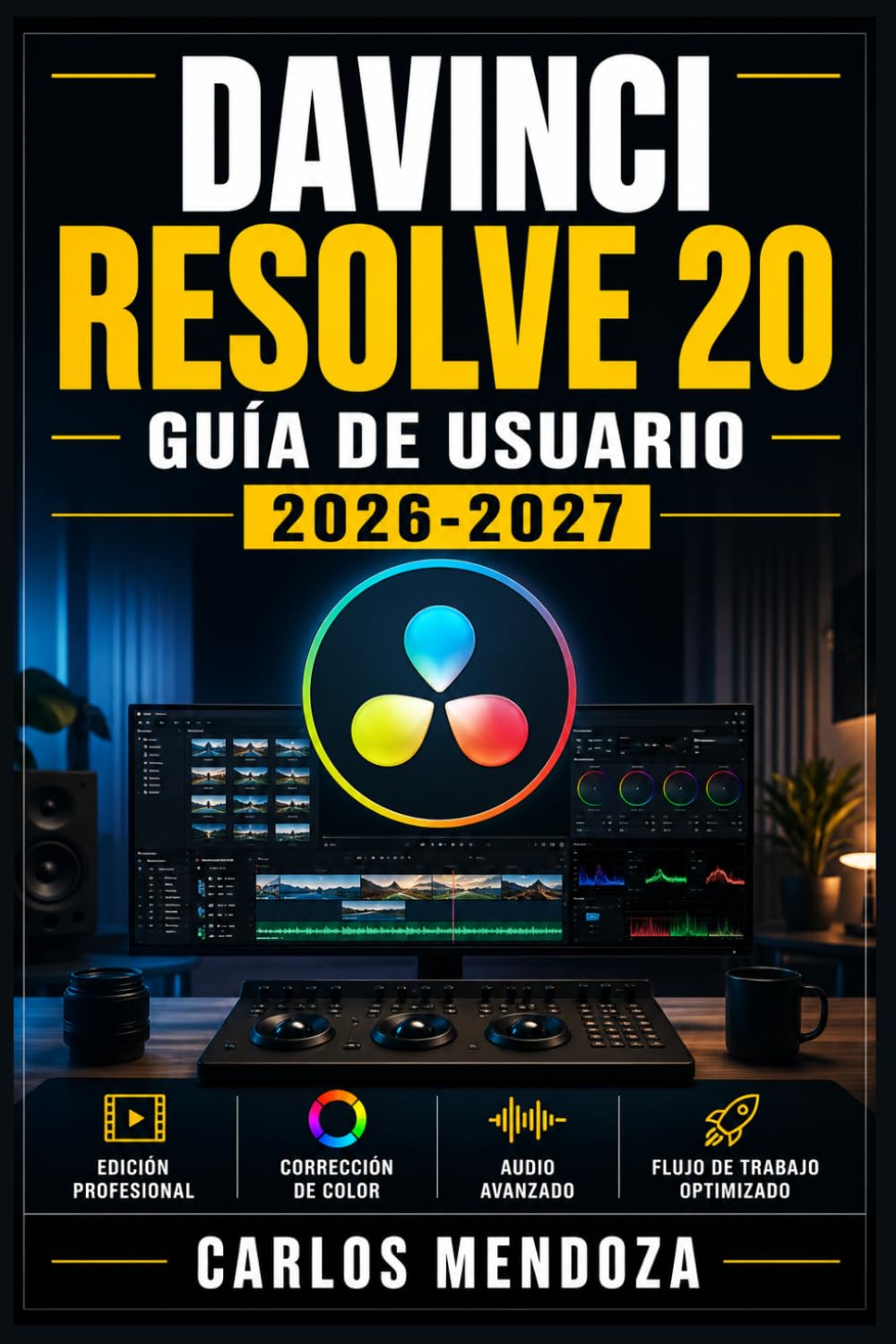 DaVinci Resolve 20 Guía de Usuario 2026-2027: Domina el Montaje, la Corrección de Color, Efectos Visuales y Audio Profesional Paso a Paso (Spanish Edition) baixar o livro de graça