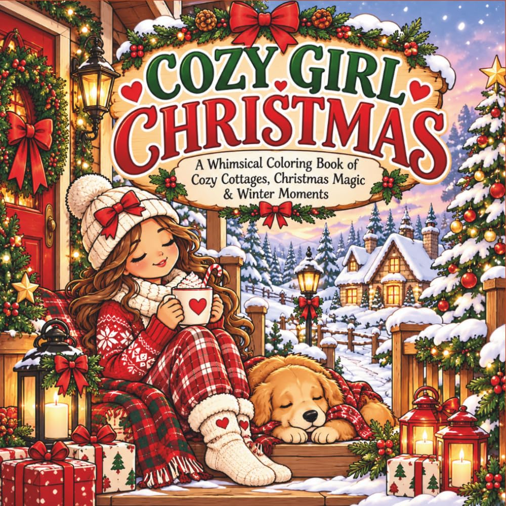 COZY GIRL CHRISTMAS: A Whimsical Coloring Book of Cozy Cottages, Christmas Magic & Winter Moments (Cozy Girl Colouring Book) baixar o livro de graça