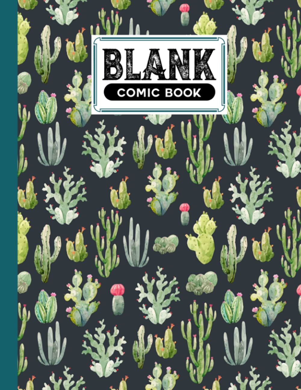Blank Comic Book: Cactus Cover, Draw Your Own Comics - 120 Pages of Fun and Unique Templates - A Large 8.5" x 11" Notebook by Nikolai Vogel baixar o livro de graça