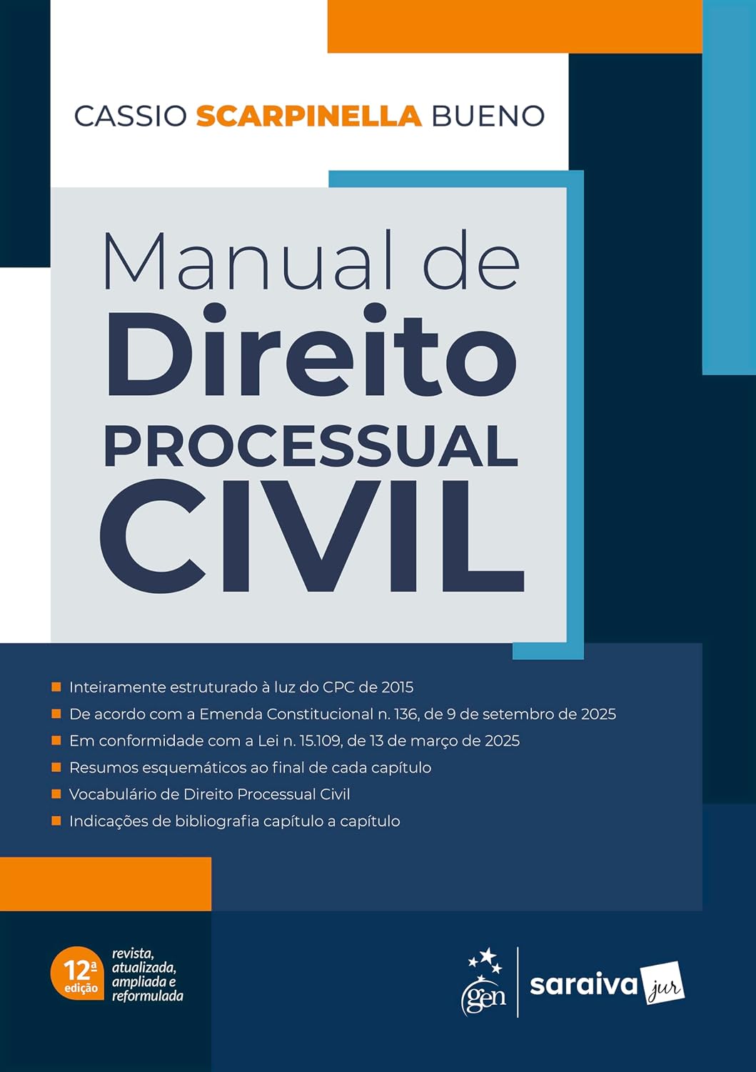 capítulo por capítulo baixar Manual de Direito Processual Civil - 12ª Edição 2026