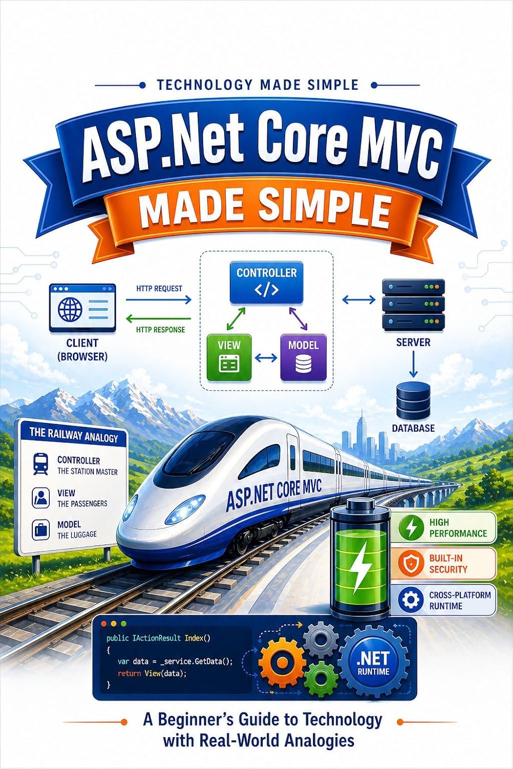 ASP.Net Core MVC: A Beginner’s Guide to Technology with Real-World Analogies (Technology Made Simple) (English Edition) baixar livro de graça