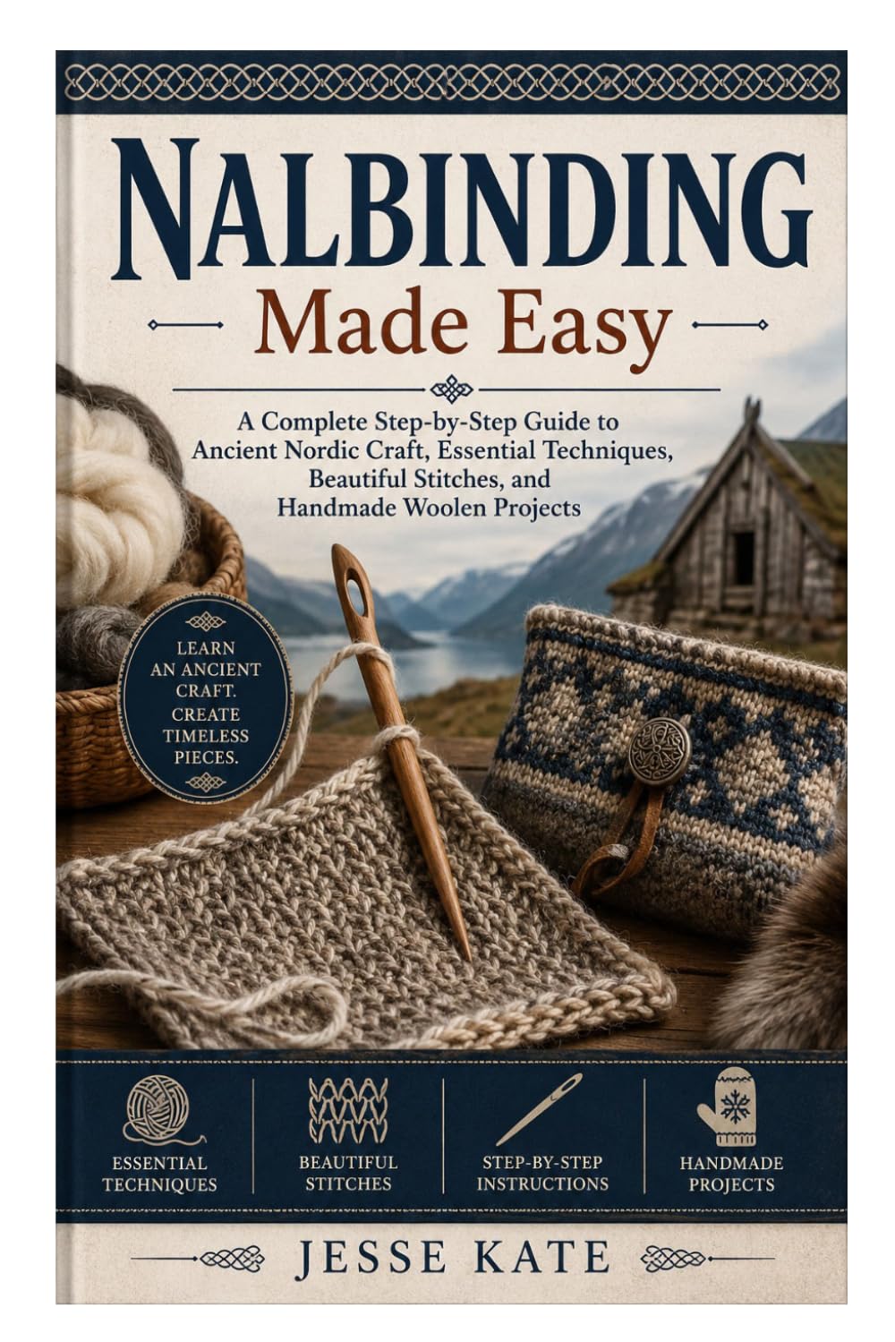 capítulo por capítulo baixar Nalbinding Made Easy: A Complete Step-by-Step Guide to Ancient Nordic Craft, Essential Techniques, Beautiful Stitches, and Handmade Woolen Projects