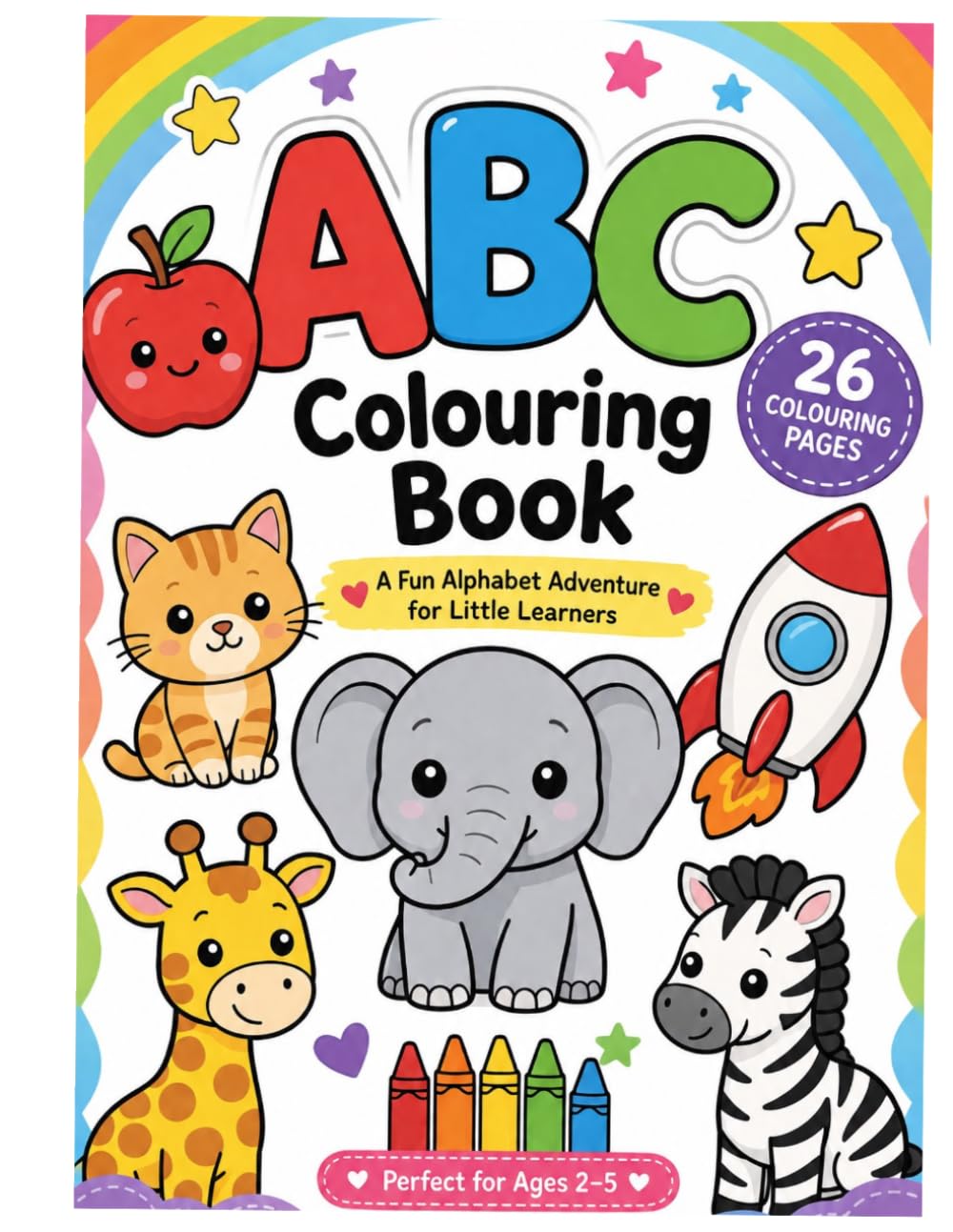 ler totalmente ABC Colouring Book: 26 Colouring Pages