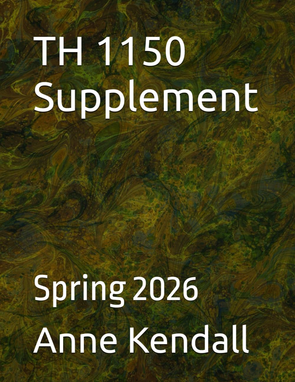 TH 1150 Supplement: Spring 2026 baixar o livro de graça