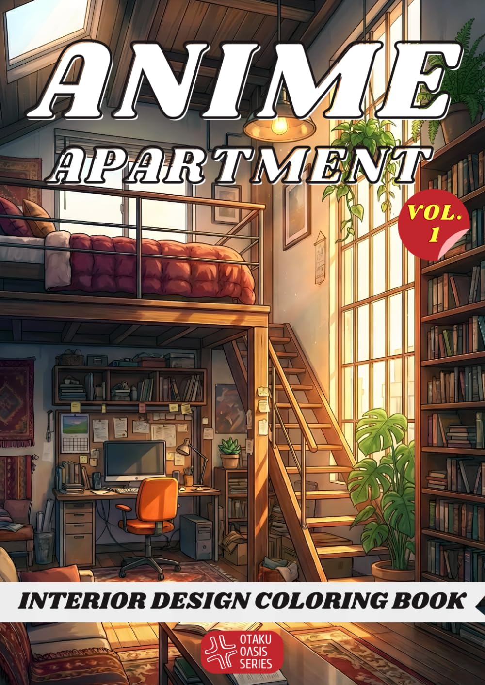 capítulo por capítulo baixar Anime Apartment Interior Design Coloring Book: 50 Relaxing Coloring Pages of Cozy and Stylish Spaces with Inspirational Home Designs, Fun Room Ideas,... for Relaxation (Otaku Oasis Series)