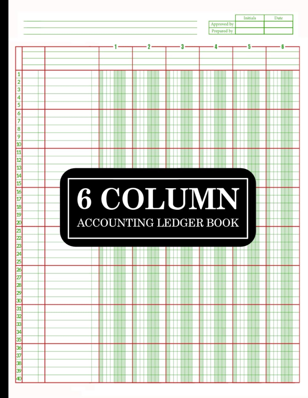 6 Column Ledger Book: Green Log Book for Bookkeeping and Accounting | Personal Finance and Small Business baixar livro de graça