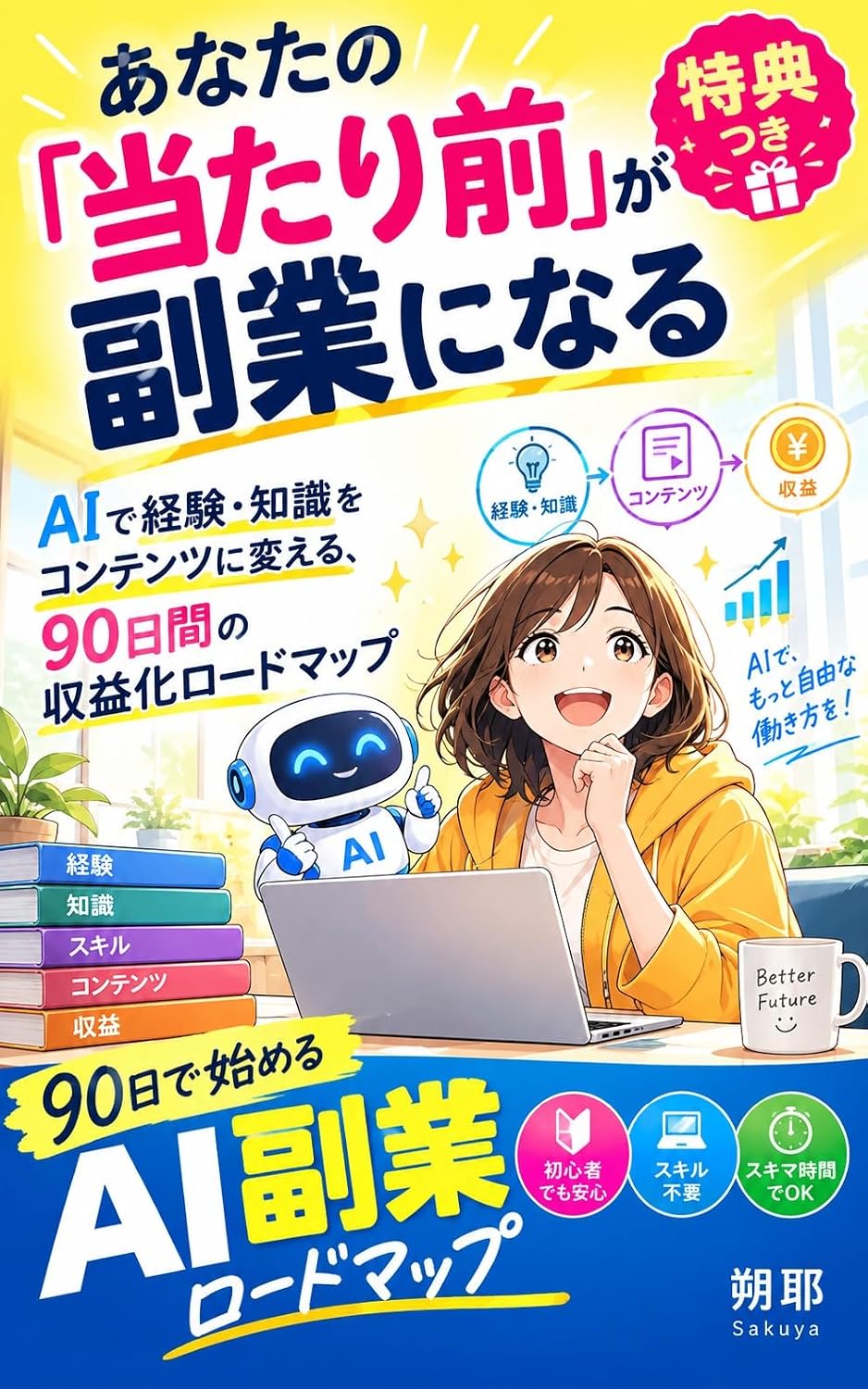 Anatano ATARIME ga fukugyoninaru: AI de keiken chishikiwokontentsunikaeru kyujyunichikanno syuekikaro-domappu (Japanese Edition) baixar livro de graça